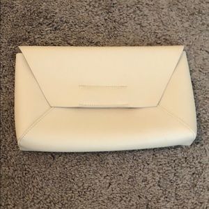 J. Crew light pink/blush clutch